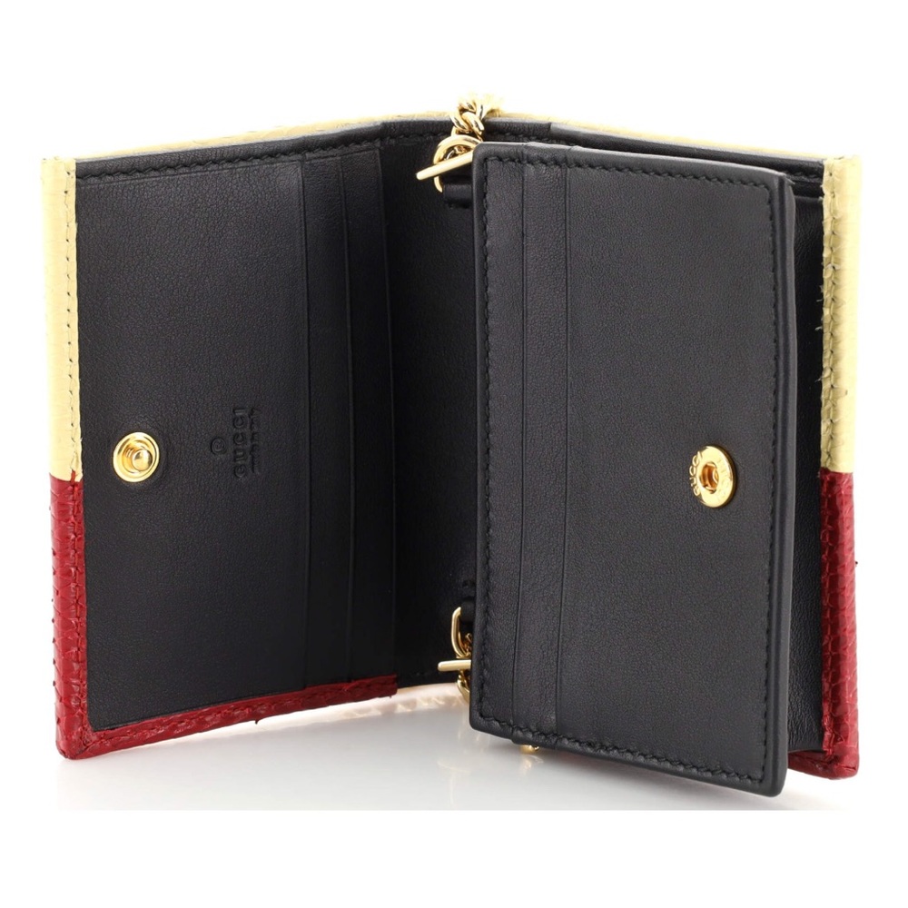 Gucci Zumi Python Wallet on Chain - Picture 7 of 7
